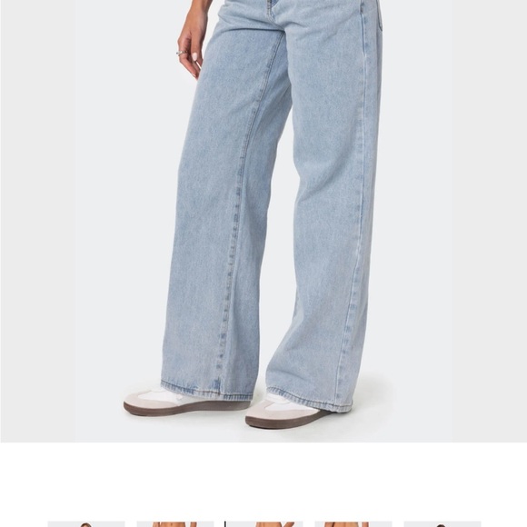 Edikted Raelynn Low Rise Jeans - Picture 6 of 8